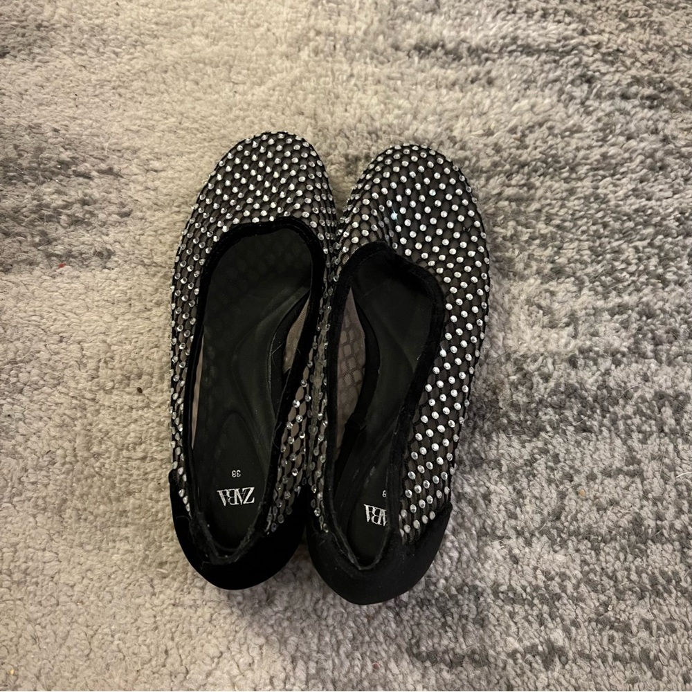 Zara Mesh Flats - Picture 3 of 7